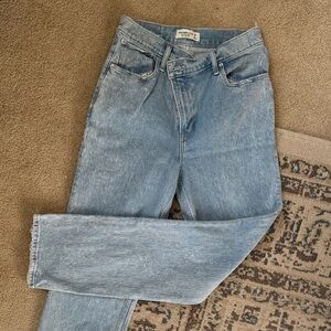 Abercrombie & Fitch High Rise Women Jeans - Light Blue